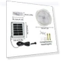 Solar LED Ceiling Light with Remote Control — Garden Illumination, Build My Home