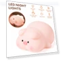 Cute Rabbit Pig Silicone Night Light — Lamps & Shades, Exquisite goods home furnishing