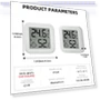 Smart Bluetooth Temperature and Humidity Sensor — Home Climate Control, Super Dream Home