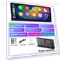 4K Wireless Carplay Android Auto AI Screen Dash Cam — Rearview Cameras for Cars, Auto Accessories Home