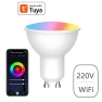 Dimmable Lamp Cup Smart Bulb — LED, Tuya