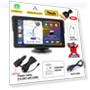 Universal 7-inch Portable Wireless Carplay Android Auto Multimedia Video Player — Stereo Receivers, Auto Accessories Home
