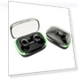 Bluetooth Earbuds with LED Lighting — In-Ear Headphones, QUEED