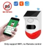 Smart WiFi Infrared Motion Detector with Solar Strobe Siren — Motion Sensors, Actually lighting