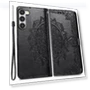Mandala Pattern Embossed PU Wallet Folio Case Stand — Phone Accessories, Smartwatch 2025