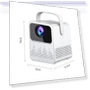 Portable Mini Projector — Home Theater Projectors, Essager Electronic
