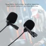 Dual Head Lapel Tie Clip Microphone — Microphones, DIYelecs