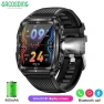 Military Health Monitor Smartwatch with Voice AI and Bluetooth Calls — Wearable Accessories, SACOSDING