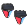 Solar Motion Sensor Alarm Warning Light — Outdoor Security & Flood Lighting, DIYelecs