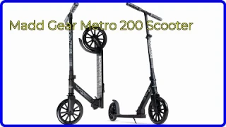 REVIEW (2025): Madd Gear Metro 200 Scooter. ESSENTIAL details.
