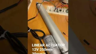 LINEAR ACTUATOR 12V 250MM - 30mm/s
