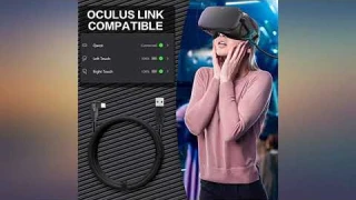 OQLINK Oculus Quest Link Cable 16ft(5M), USB 3.2 Gen1 Type C to A, High Speed Data review