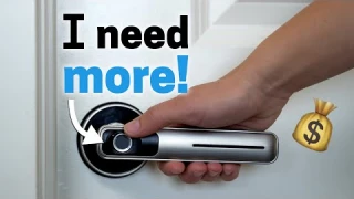 Fingerprint Door Handle?! My new addiction…