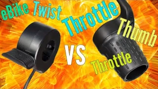 eBike Twist Throttle vs Thumb Throttle