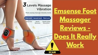 Emsense Foot Massager Review 2025: Effective or Scam?