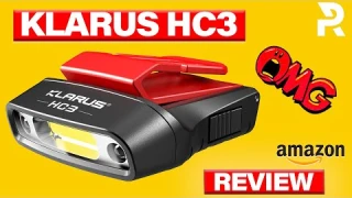 klarus HC3 Rechargeable Motion Sensor Cap Visor Light review