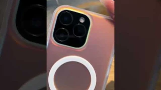 Caseles Slim Magnetic Phone Case,MagSafe Compatible,Iridescent Gradient Matte, Shockproof #phonecase