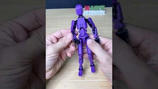 3D Printed Jointed Figure Robot (Iron Man like) #Shorts
