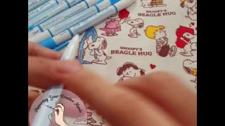 Toko Bahan Jahit - Chaco Erasable Pen 2head (blue pen & eraser)