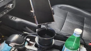 Car Cup Holder Phone Mount with Drink Cup Adjustable Review, It’s nice but wish the phone holder had
