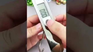 Digital Luggage Scale | Portable Electronic Scale Weight #shorts
