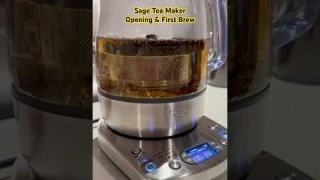 Sage Tea Maker, opening and first use #sage #sageteamaker #sagetea #breville #brevilletea #tea