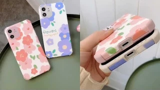 Lambskin Flower Pattern Soft TPU Case Cover for Apple iPhone case