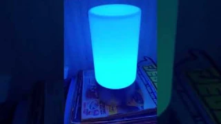 AUKEY Table Lamp, Touch Sensor Bedside Lamps + Dimmable Warm White Light & Color Changing RGB for Be