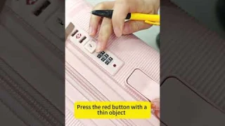 PP Luggage Password Modification Guide #omaska #luggage #Combinationlock #PasswordChange #factory