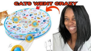 Amazon Review: Potaroma Interactive Cat Toys, Fast Rolling Ball in Play Mat