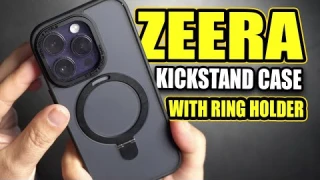 Zeera Magsafe Kickstand Case with Ring Holder Unboxing and Review
