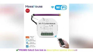 WiFi Mini Smart Curtain Switch Module Roller Blinds Shutter Motor Smart Life Tuya APP Remote Control