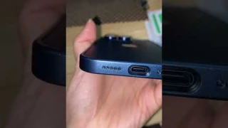 YMHML blue bumper case Perfect fit iPhone 15 seriesBlue titanium, all access to button and functions