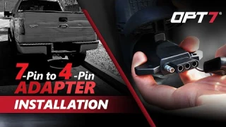 [How to] Install 7-Way Round to 4-Way Flat Pin Adapter For Trailer Tow Hitch