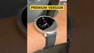SAPPHIRE GLASS, STAINLESS STEEL & LEATHER | AMAZFIT ACTIVE 2 PREMIUM VERSION