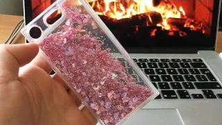 Glitter Liquid Quicksand TPU Case Cover for: Sony Xperia XZ1 and XZ1 compact