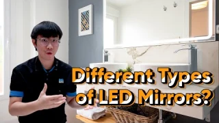 What are the Different Types of LED Lighted Bathroom Mirrors?