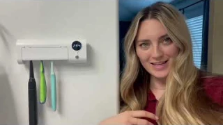 Toothbrush Sterilizer |UV Toothbrush Sanitizer for Bathroom|Wall Mounted Rechargeable Cordless