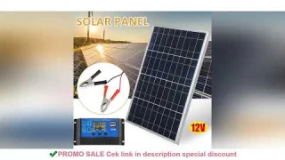300W 12V Solar Panel Kit with 10A-100A Controller USB Port Portable Solar Battery Charger Suitable f