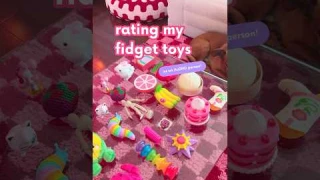 rating my fidget toys as an audhd person! 🌈 #audhd #actuallyautistic #fidget  #autistic