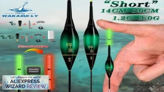 New Short Electronic Fishing Float With Luminous LED Gravity Sensing Color Change Review