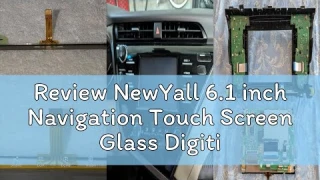 Review NewYall 6.1 inch Navigation Touch Screen Glass Digitizer for Toyota RAV4 Prius C Corolla 2014