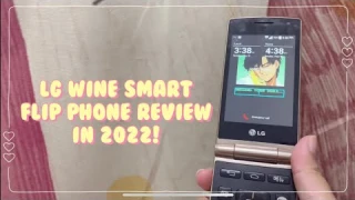 LG WINE SMART FLIP PHONE REVIEW 2022