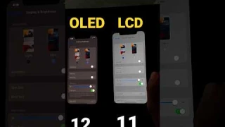 iPhone OLED display vs LCD Display 😲 2025 #shorts #shortvideo #iphone