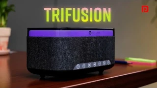 Sleep peacefully: TriFusion Wireless Charger, Speaker, and Digital Clock with Alarm.