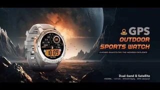 DM56 GPS Outdoor Sports Smart Watch AMOLED 5ATM Waterproof for Swimming