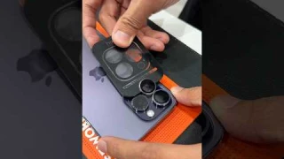 Remove And Installation iPhone 14 Pro Max Lens Protector - Keep Original Deep Purple Color #shorts