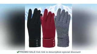 Graceful Thicken Windproof Plus Velvet Skiing Gloves Touch Screen Gloves Driving Mittens