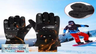 TENGOO USB Heated Gloves for Men Cycling Gloves Winter Waterproof Cold Padded Review