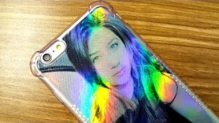 Personalized Laser shining iPhone 6/6S anti-slip anti-shock case made by DAQIN mobile case machine